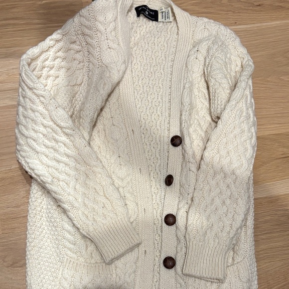 The Irish Store Sweaters - The Irish store authentic wool cardigan. Small
